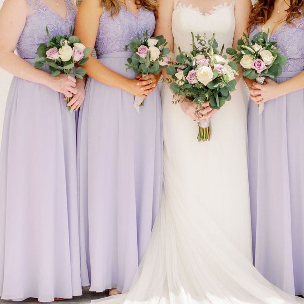 Violet bridesmaid dress from Kennedy blue